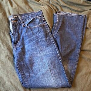 AMERICAN EAGLE | Dark Blue Men’s Straight Jeans